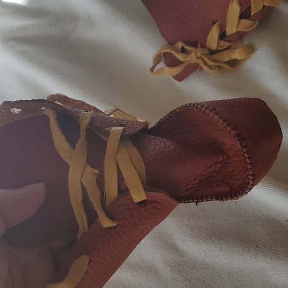 (3 For $20) Hand made baby booties - Picture 4 of 7